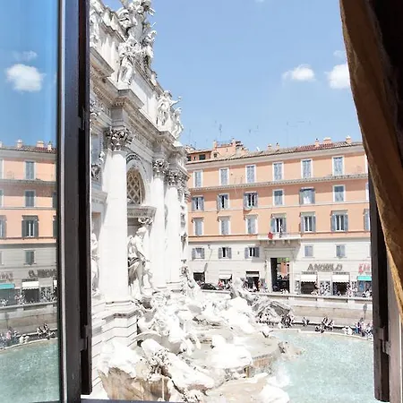 Rental In Rome Trevi Fouintain View Apartment Rome